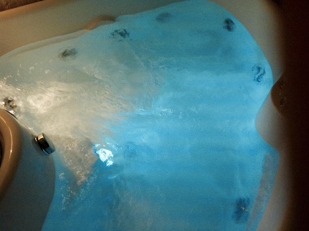Zimmer mit Queensize-Bett und Whirlpool-Badewanne